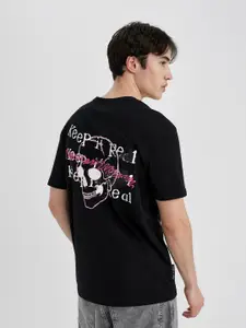 DeFacto Men Printed Pockets T-shirt