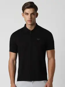 Van Heusen Sport Men Solid Polo Collar T-shirt