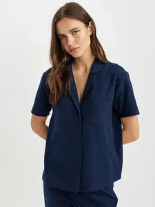 DeFacto Cotton Shirt Style Top