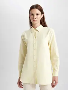 DeFacto Spread Collar Casual Shirt