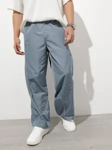 Kook N Keech Men Slouchy Baggy Parachute Pants