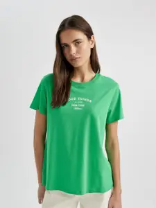 DeFacto Women Typography T-shirt