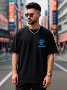 Maniac Men Typography Printed Extended Sleeves T-shirt