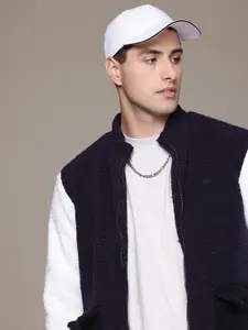 The Roadster Lifestyle Co. Open Front Jacket with Sherpa Detail