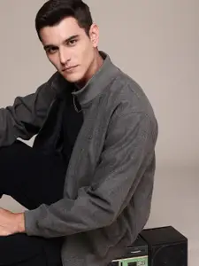 The Roadster Life Co. Mock Collar Casual Bomber Jacket