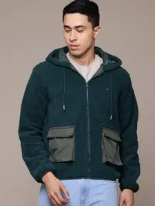 The Roadster Lifestyle Co. Front-Open Hooded Fleece  Jacket