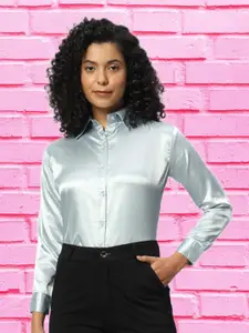 Funday Fashion Satin Casual Shirt