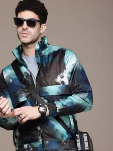The Roadster Life Co. Abstract Printed Bomber Jacket
