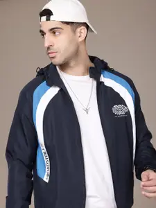 The Roadster Life Co. Colourblocked Open Front Casual Jacket