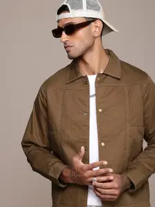 The Roadster Life Co. Spread Collar Pure Cotton Tailored Jacket