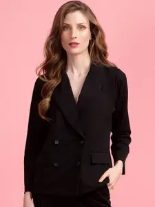Golden Kite Women Notched Lapel Collar Single Breasted Blazers