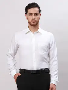 Park Avenue Spread Collar Opaque Cotton Formal Shirt