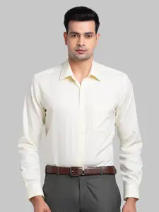 Park Avenue Spread Collar Long Sleeves Regular Fit Cotton Formal Shirt