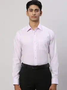 Park Avenue Spread Collar Cotton Printed Formal Shirt