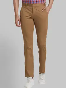 Park Avenue Men Slim Fit Mid Rise Cotton Regular Trouser