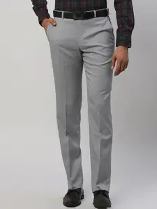 Park Avenue Men Mid-Rise Formal Trousers