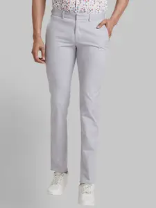 Park Avenue Men Mid-Rise Slim Fit Regular Trouser