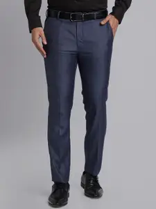 Park Avenue Men Mid-Rise Super Slim Fit Formal Trousers