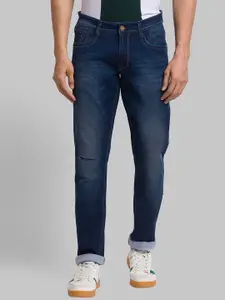 Parx Men Slim Fit Low-Rise Slash Knee Light Fade Stretchable Jeans