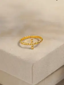 SWASHAA 18KT Gold-Plated Rei Finger Ring