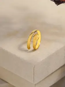 SWASHAA 18KT Gold-Plated Nola Finger Ring