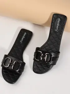 DressBerry Women Embellished Open Toe Flats