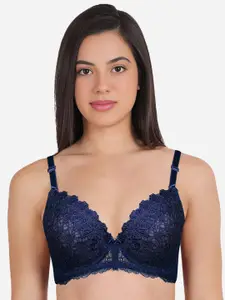 Susie Lace Medium Coverage Lightly Padded Balconette Bra With All Day Comfort