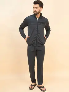 Sweet Dreams Charcoal  Men Mid Rise Tracksuits