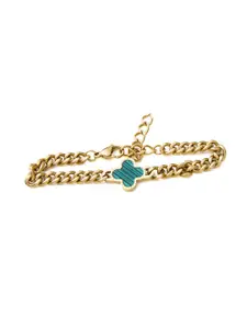 SWASHAA Gold-Plated Charm Bracelet