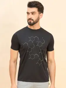 Sweet Dreams Relaxed Fit Geometric Printed T-shirt