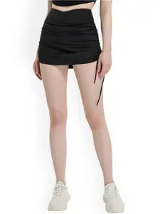 JC Collection Women Slim Fit High-Rise Shorts