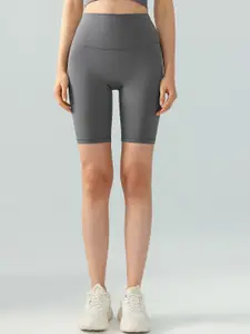 JC Collection Women Slim Fit High-Rise Rapid-Dry Biker Shorts