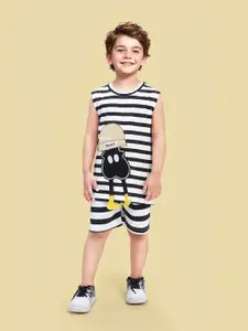 Toonyport Boys Printed T-shirt with Shorts