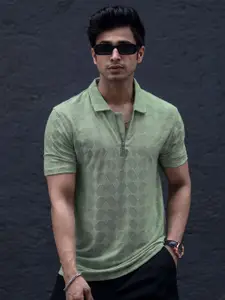 Maniac Men Polo Collar Slim Fit T-shirt