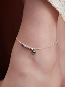 MINUTIAE Silver-Plated Anklet