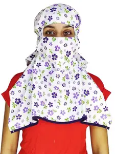 SWITCHON Floral Printed Cotton Scarf