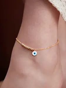 MINUTIAE Gold-Plated Anklet