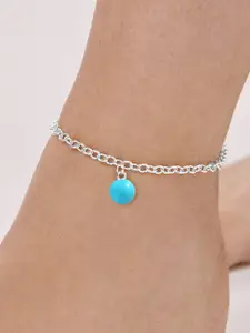MINUTIAE Silver-Plated Anklet