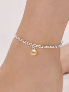 MINUTIAE Silver-Plated Anklet