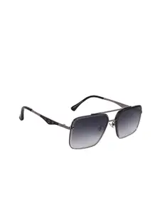 AISLIN Men Wayfarer Sunglasses With UV Protected Lens ES_12883-91-AS-64082-BLK-GNBK-WF