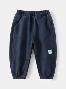 StyleCast Boys Navy Blue Mid Rise Joggers