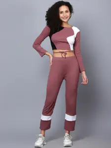 Chemistry Colourblocked Long Sleeve Top And Trouser Co-Ords