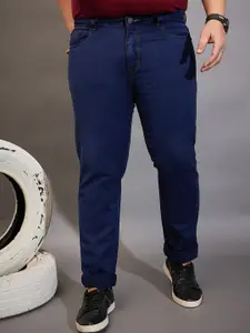 bigbanana Men Plus Size Mid Rise Clean Look Stretchable Jeans
