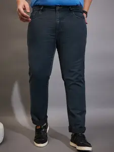 bigbanana Men Plus Size Mid Rise Clean Look Stretchable Jeans