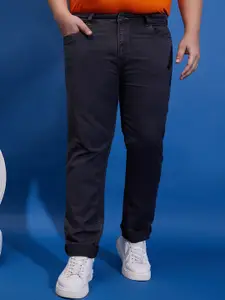 bigbanana Men Plus Size Mid Rise Clean Look Stretchable Jeans
