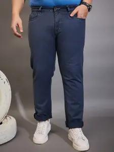 bigbanana Men Plus Size Mid Rise Clean Look Stretchable Jeans
