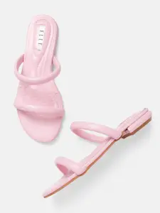 ELLE Women Open Toe Flats