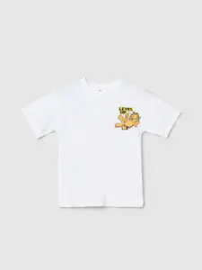 max Boys Graphic Printed Pure Cotton T-shirt