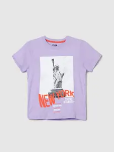 max Boys Printed Pure Cotton T-shirt