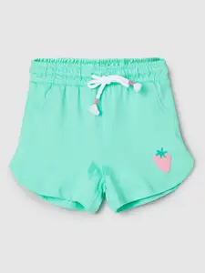 max Girls Mid-Rise Regular Fit Cotton Casual Shorts
